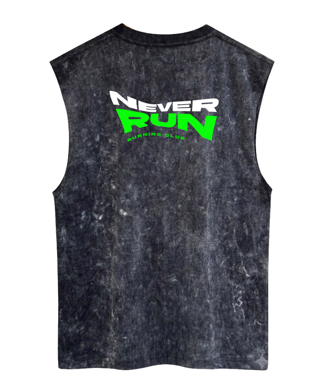 เสื้อแขนกุดผ้าฟอก ดีไซน์สุดเท่จาก #Neverrun เนื้อผ้าบางเบาสบาย เหมาะกับสายวิ่งที่ชอบความคล่องตัว