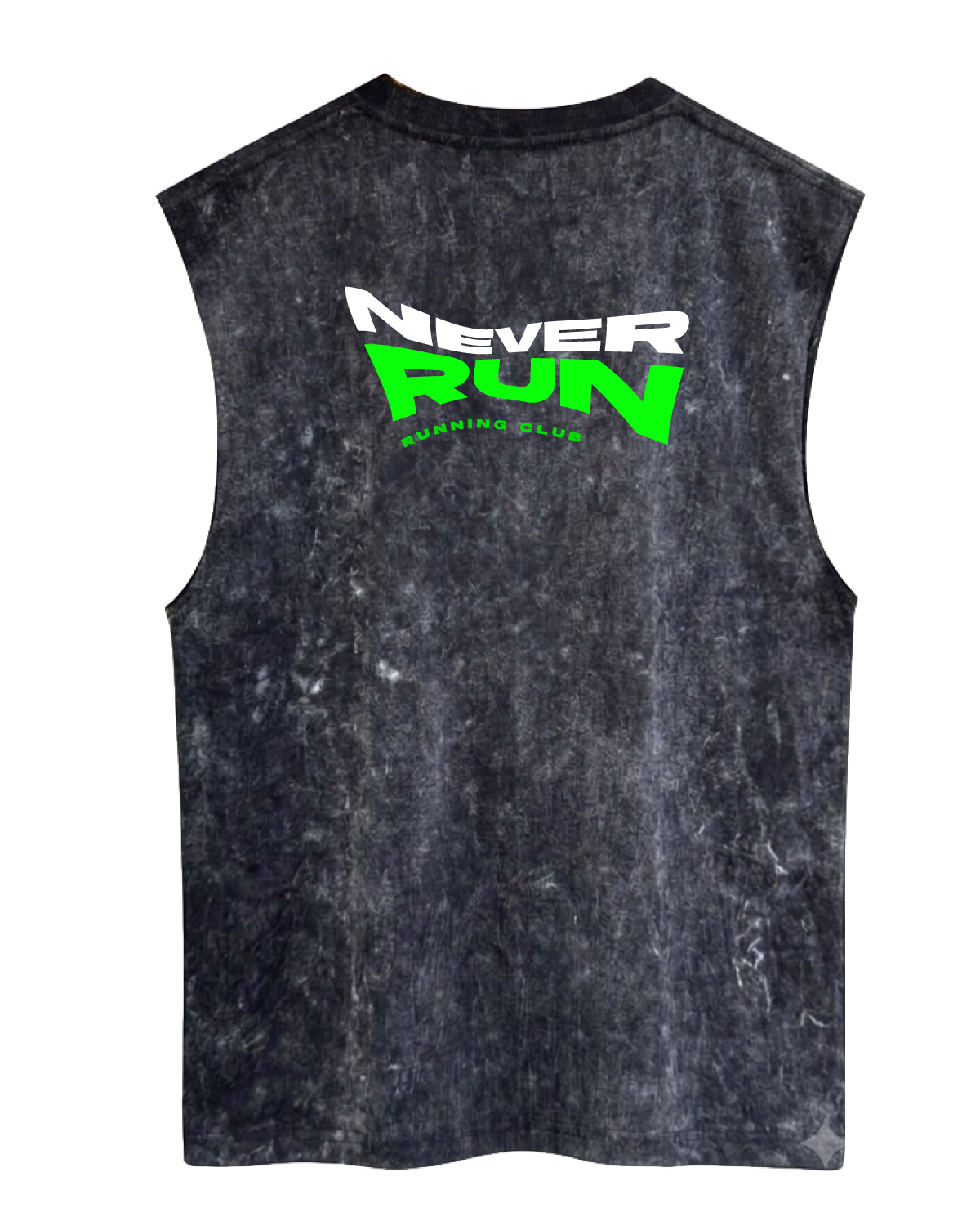 เสื้อแขนกุดผ้าฟอก ดีไซน์สุดเท่จาก #Neverrun เนื้อผ้าบางเบาสบาย เหมาะกับสายวิ่งที่ชอบความคล่องตัว