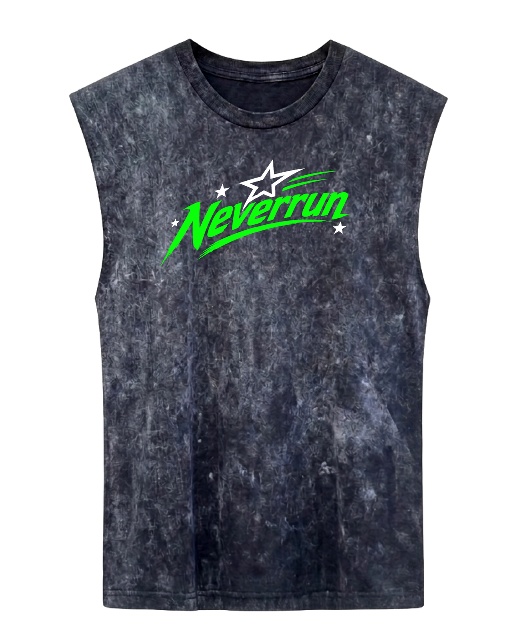 เสื้อแขนกุดผ้าฟอก ดีไซน์สุดเท่จาก #Neverrun เนื้อผ้าบางเบาสบาย เหมาะกับสายวิ่งที่ชอบความคล่องตัว