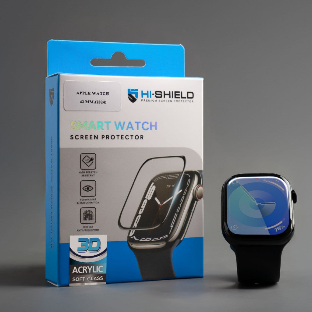 HI-SHIELD 3D Acrylic Soft glass ฟิล์มกันรอย For Apple Watch Series11/Series10/Series9/Series8/Series7/Series6/Series5