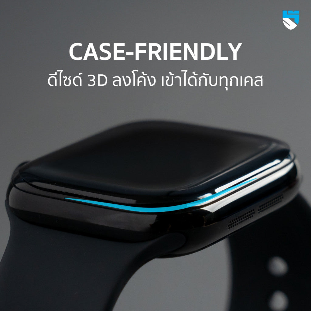 HI-SHIELD 3D Acrylic Soft glass ฟิล์มกันรอย For Apple Watch Series11/Series10/Series9/Series8/Series7/Series6/Series5