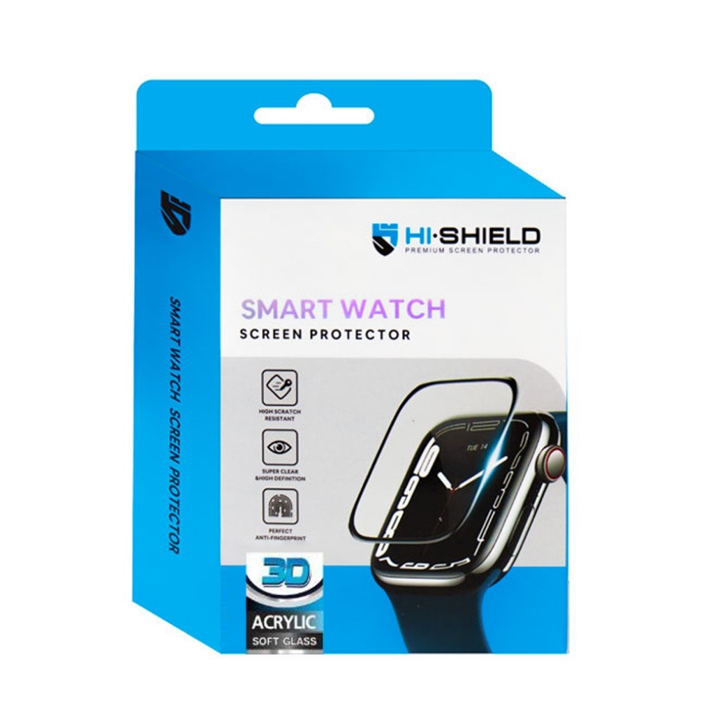HI-SHIELD 3D Acrylic Soft glass ฟิล์มกันรอย For Apple Watch Series11/Series10/Series9/Series8/Series7/Series6/Series5