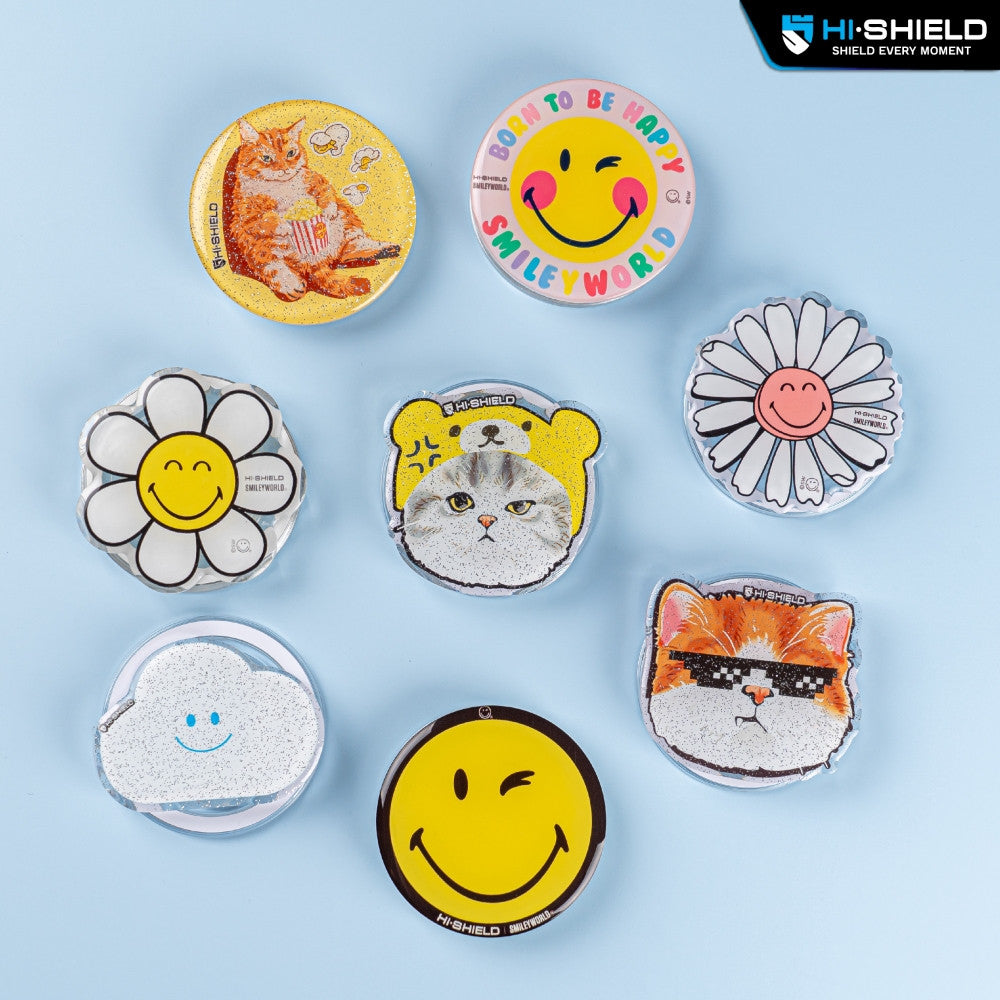 HI-SHIELD Acrylic Griptok Magnetic GRIP & STAND - กริ๊บต๊อกอะคริลิค รุ่น Noodmi